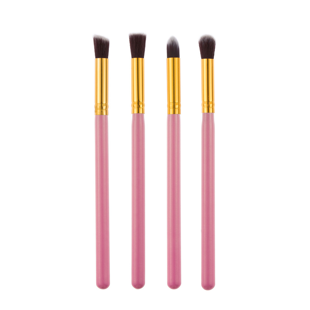 A generation of 4 long rod small eye shadow makeup brush 4 eye makeup brush beauty tools manufacturers in stock
