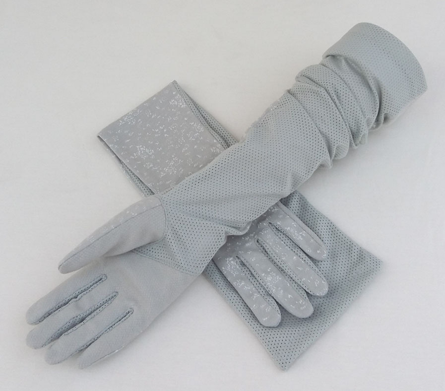 Gants de protection solaire pour femme, été, fins, longs, électriques, protection UV, doigts complets, conduite, cyclisme, printemps et automne, antidérapants, respirants, pur coton_voghion.com