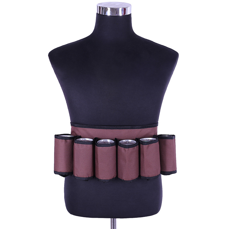 Beer Belt Beer Waist Pack Camouflage Pack 6-Pack Beer Belt Drinks Party Small Waist Pack