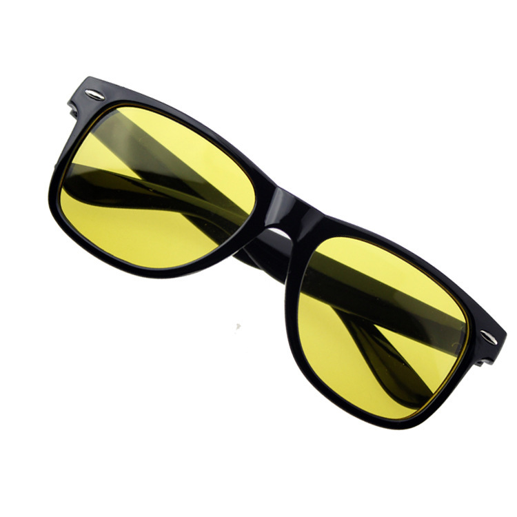 Rice Nail Day and Night Dual-Use Sunglasses Anti-Car Big Light Night Vision Sunglasses Yellow Brightening Polarized Night Vision Glasses
