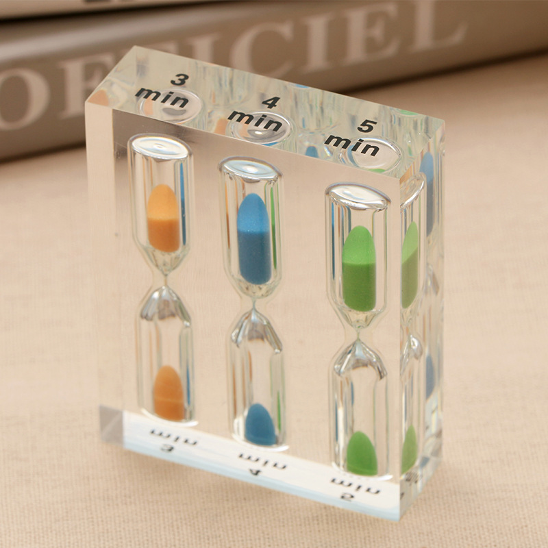 Hourglass timer 1/2/3/4/5 minutes creative time funnel home decoration ornaments holiday friends gift