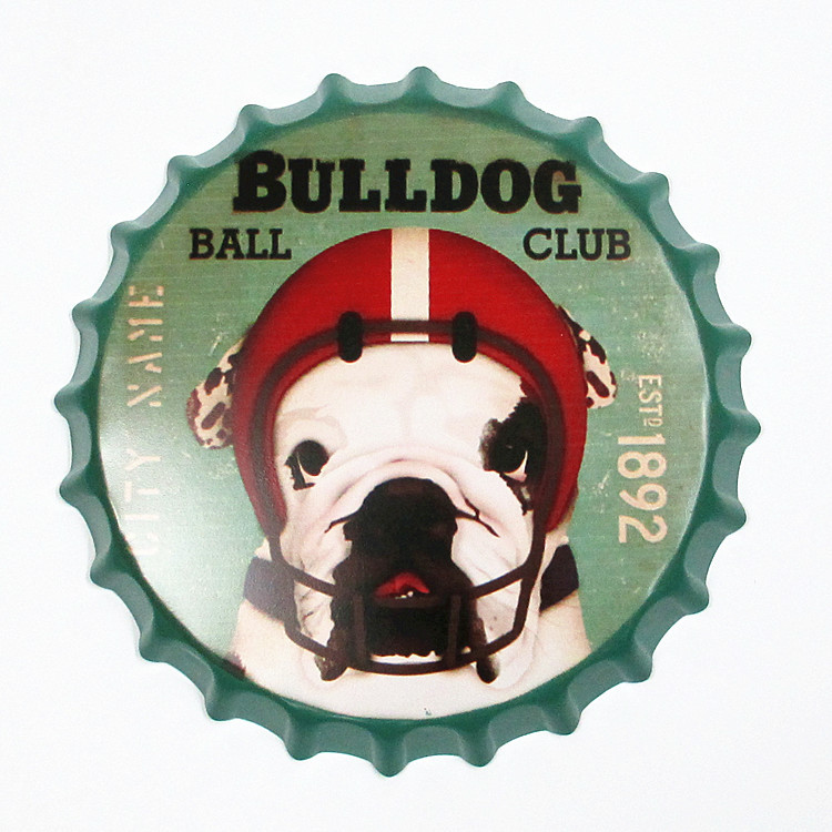 American Retro Creative Beer Bottle Cap Iron Wall Hanging Wall Decoration Home Bar Shop Wall Soft Decorations Pendant