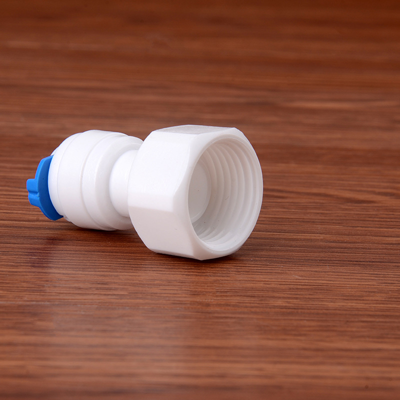 Water purification straight 4-point internal thread interface converted to 3-point PE conversion connector filter water dispenser accessories