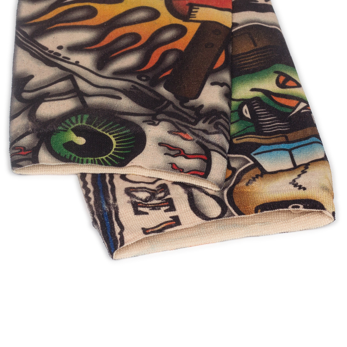 Tattoo Sleeve Flower Arm Tattoo Sleeve Men's and Women's Riding Arm Driving Ice Silk Seamless Sunscreen Sleeve Logo