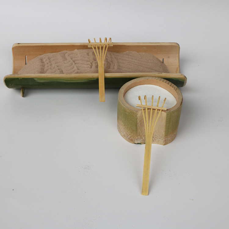 Bamboo rake bamboo products Children's bamboo toys bamboo sand rake sand table accessories mini rake bamboo crafts