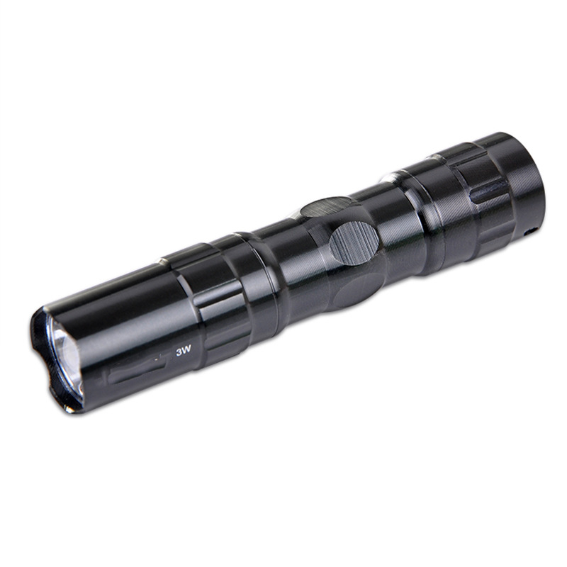 Wholesale gift aluminum alloy flashlight LED small flashlight mini flashlight outdoor small flashlight gift box