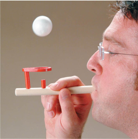 Foreign trade Original order wooden ball blowing game RB25 increase lung capacity stall interesting gadget fun balance game
