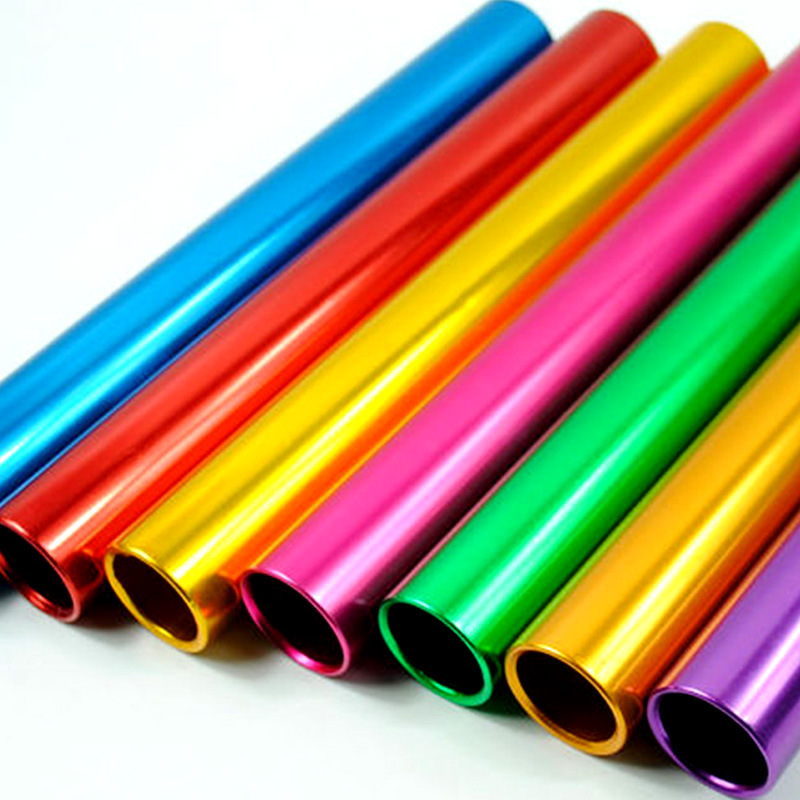 Aluminum alloy baton 3.8cm standard track and field competition baton running baton plating long-term supply