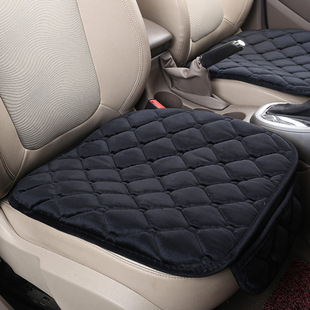Winter plush three-piece car seat cushion no backrest non-slip wool cushion leaflet office chair cushion manufacturers wholesale