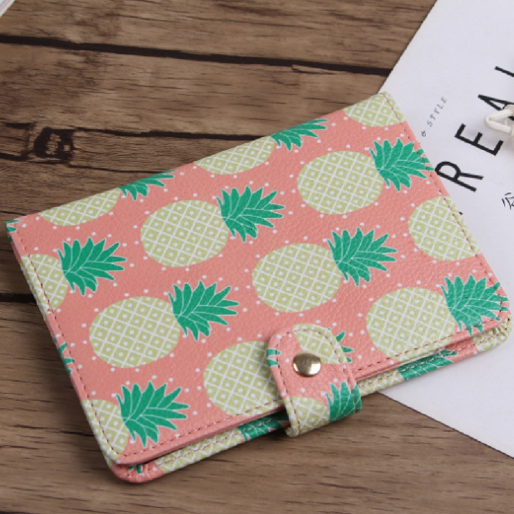 Embossed overseas travel ID bag travel passport bag multi-functional ID bag Women's Air ticket passport holder storage bag
