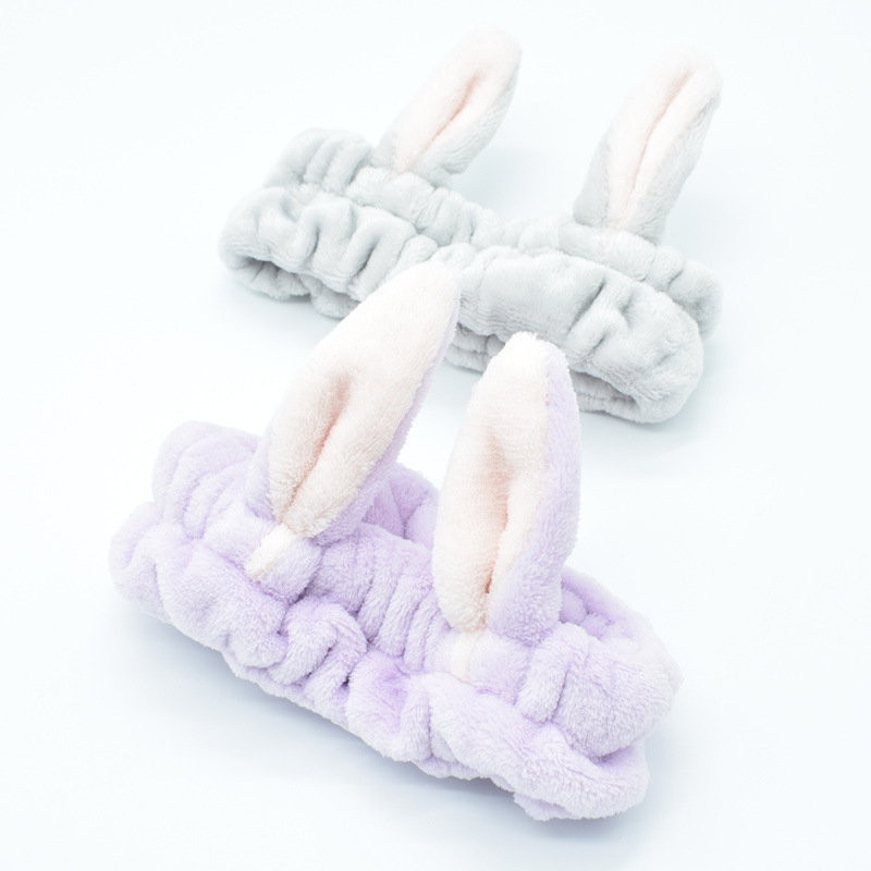 New Korean Rabbit Ears Hair Band Women's Hair Band Wash Yoga Elastic Hair Band Hair Accessories Wholesale