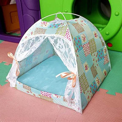 Four Seasons universal summer breathable tent kennel cat nest with summer mat pet nest mat pet supplies one-piece delivery