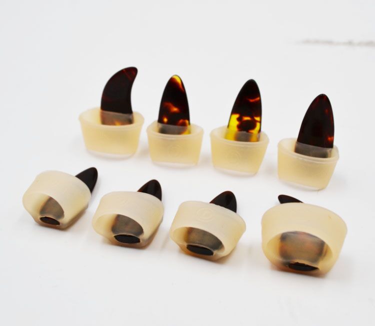 Guzheng Nail Set Wholesale Free Adhesive Tape Children Adult Guzheng Nail Set Silicone Tape Isha