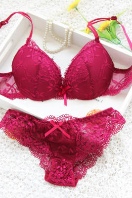 9118 Japanese Sexy Girl Gathered Bra Ladies Underwear Set Wholesale