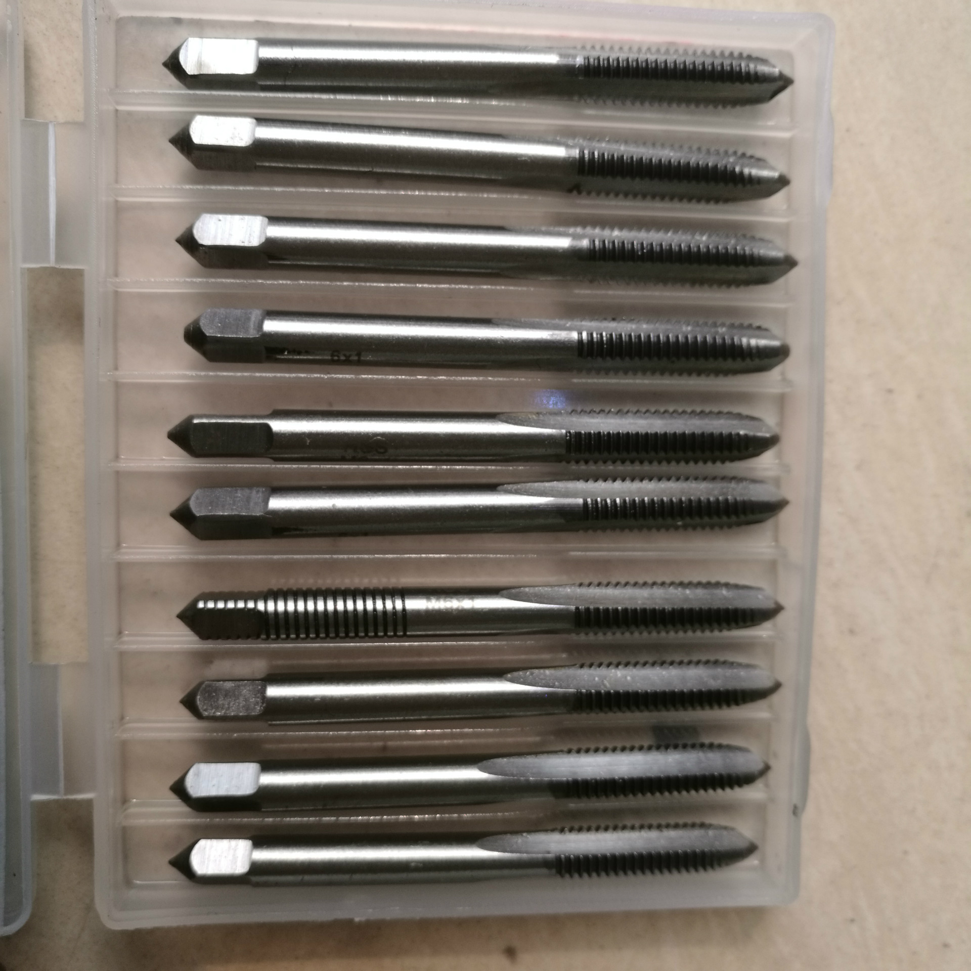 Tap M3-M30 for iron drilling machine in large quantities into boxes wholesale without disassembling boxes
