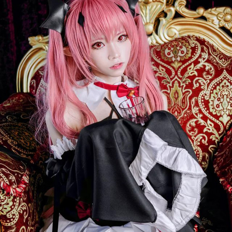 The end of the AliExpress of the Blazing Angel Witch vampire krutzepsi cosplay set a generation of hair
