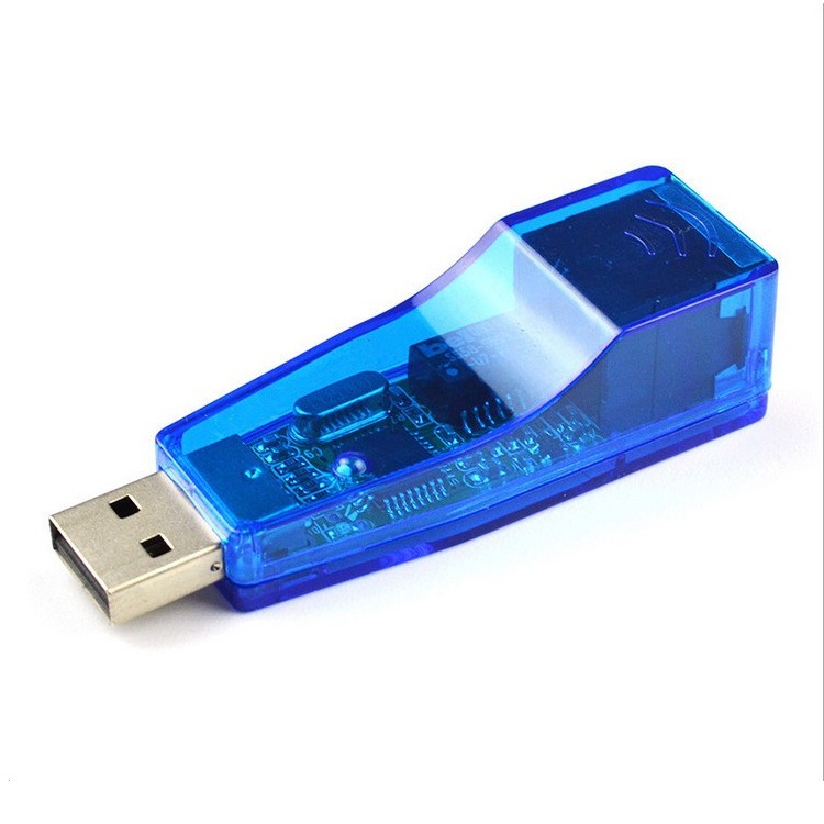 USB laptop desktop computer direct plug external USB network card 9700 Blue network card RJ45 usb