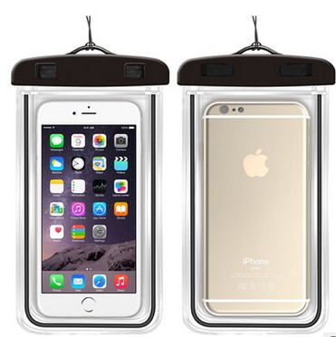 Luminous waterproof bag swimming waterproof mobile phone bag fluorescent mobile phone waterproof case outdoor luminous mobile phone takeaway