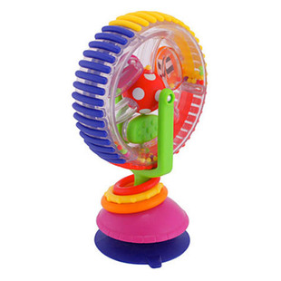 Three-color Ferris Wheel Three-color Rotating Ferris Wheel Baby Dining Chair Cart Sucker Toy