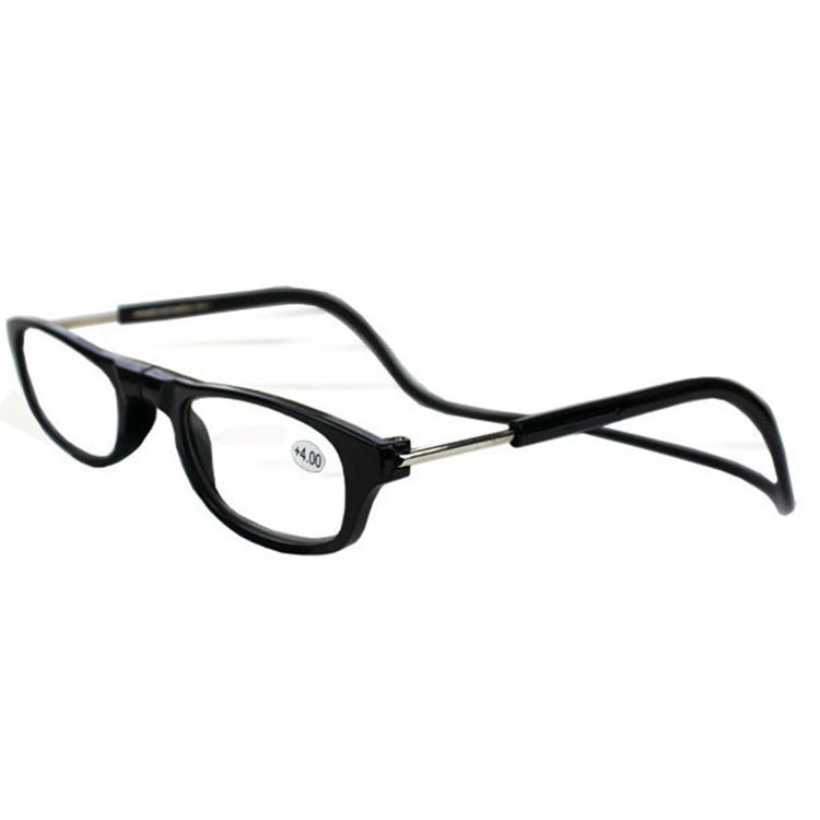 Cross-border trade wholesale folding neck reading glasses resin fashion magnet reading glasses fashion reading glasses