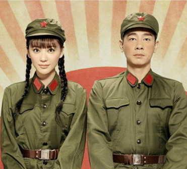 65 Old Military Uniform Cadre Old-fashioned Military Green Suit Fanghua Performance Suit Red Guards Performance Suit Cadre Performance Suit