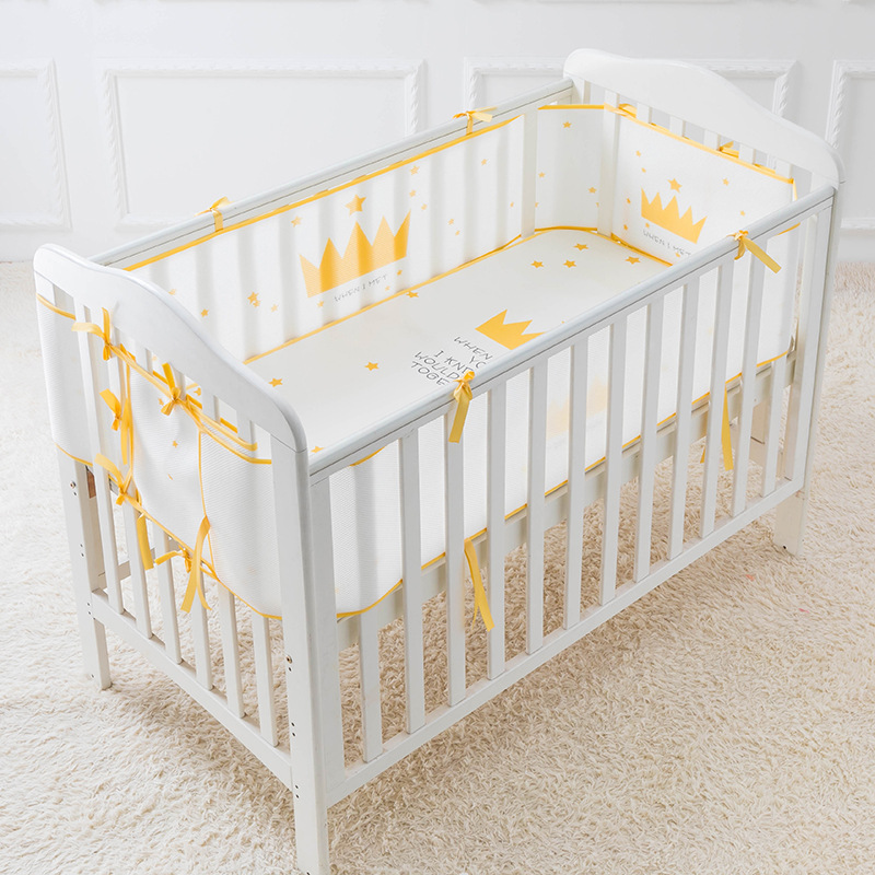 Summer 3D sandwich mesh breathable universal baby anti-collision children's bed circumference a generation of baby bed circumference kit