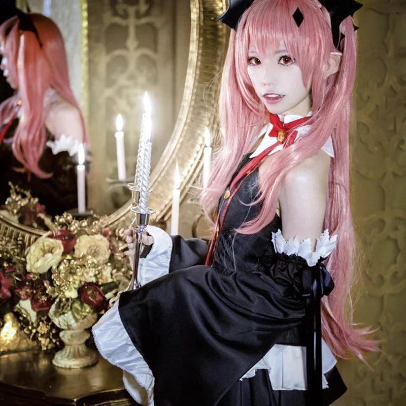 The end of the AliExpress of the Blazing Angel Witch vampire krutzepsi cosplay set a generation of hair