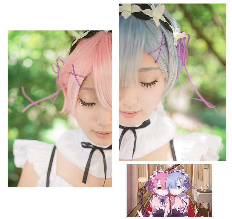 从零开始的异世界生活 蕾姆雷姆拉姆cosplay服装全套动漫女仆装舞