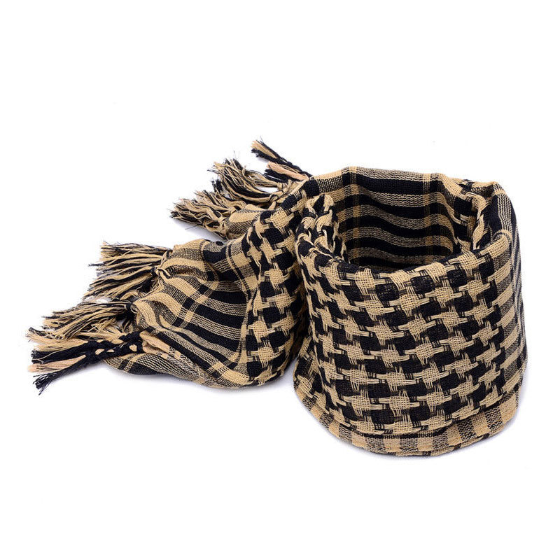 Outdoor Tactical Arabian Scarf Men's Neck Variety Arabian Square Scarf Warm Windproof Scarf
