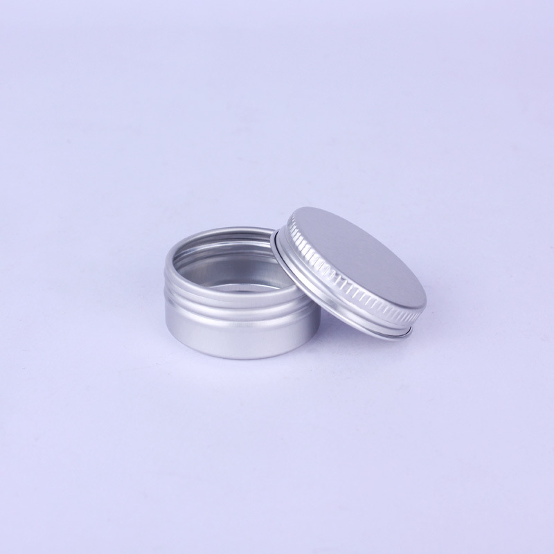 10g aluminum box 35*18mm round metal box fish hook bait storage hair wax balm essential oil packaging mini box