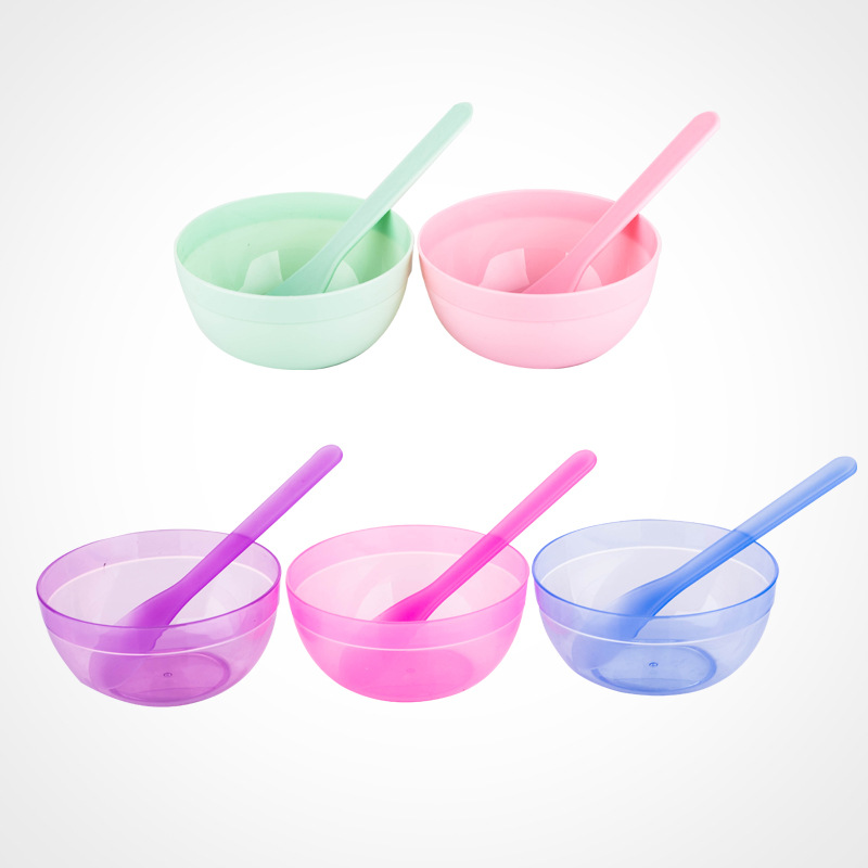 Free Shipping Multi-color Optional DIY Masking Bowl Beauty Makeup Tools Masking Bowl Set Two-piece Set