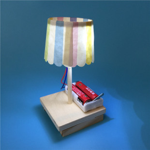 Scientific experiment DIY paper cup small table lamp technology small production small invention handmade materials assembled model hot sale