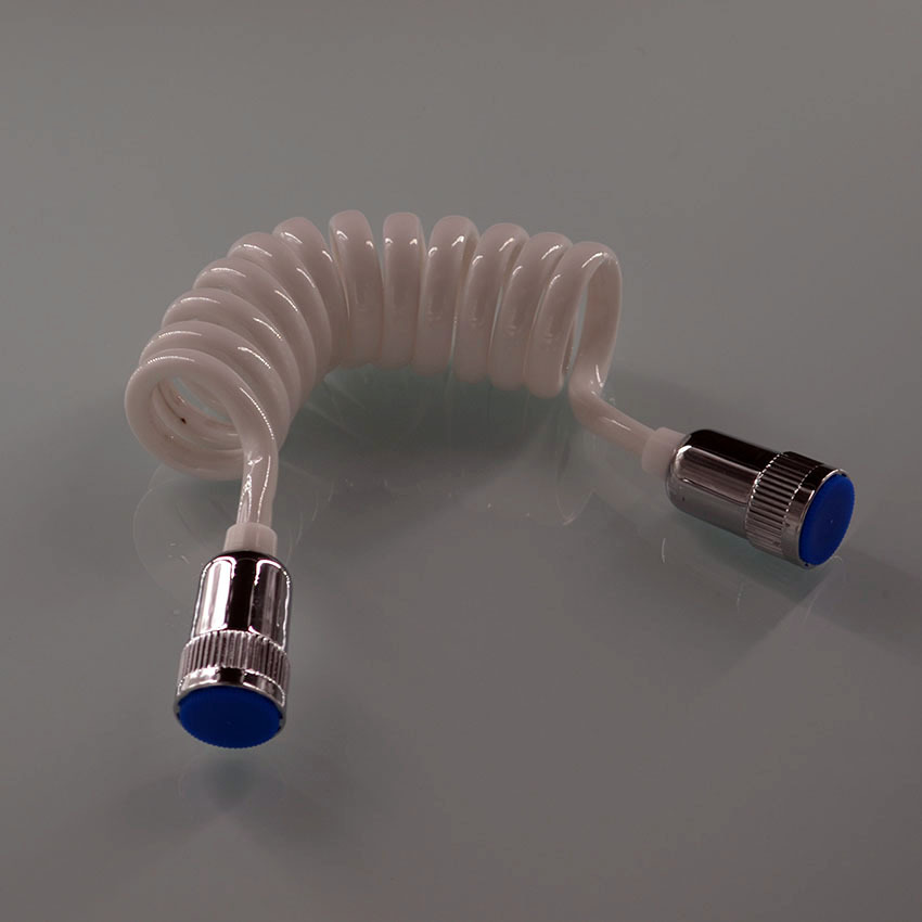 PU spring hose shower women's washer hand shower set plastic toilet small spray gun Copper Triangle valve