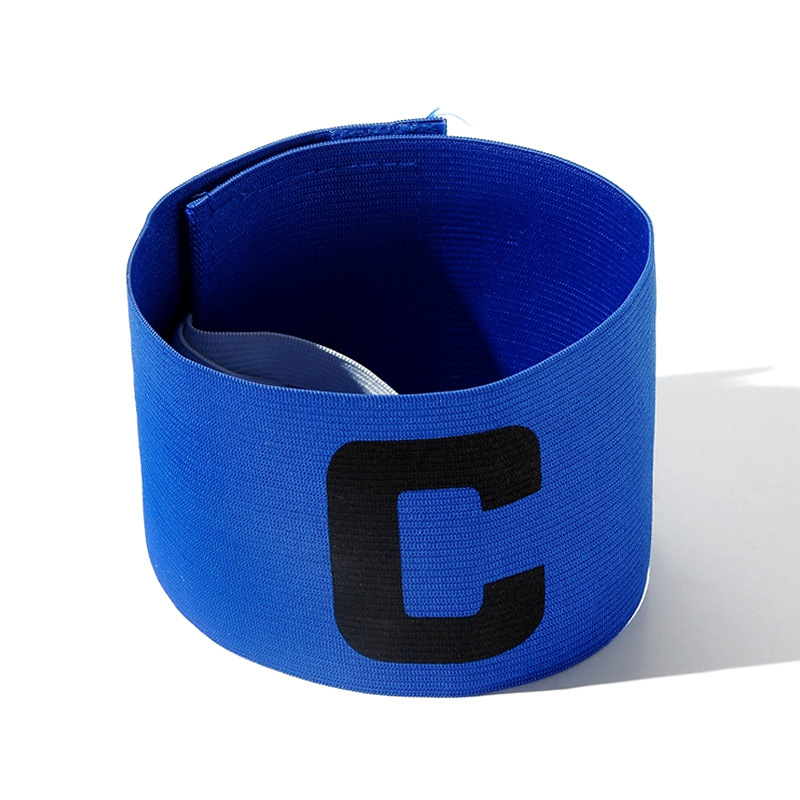 Captain's armband football game armband multicolor elastic armband elastic paste winding C logo no label