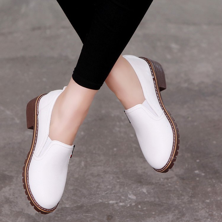 2021 Spring New Women's Fashionable Korean Style Casual Flat Shoes Single Shoe Fabric Loafers Small Leather Shoes Wholesale