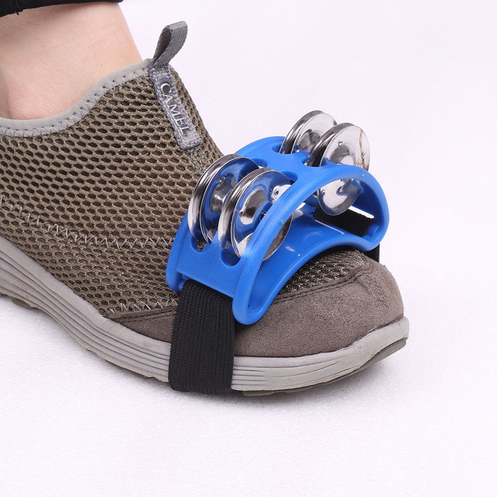 Foot Bell Foot pedal rattle percussion accessories card macro Foot Bell drum card Hong drum companion Foot Tambourine