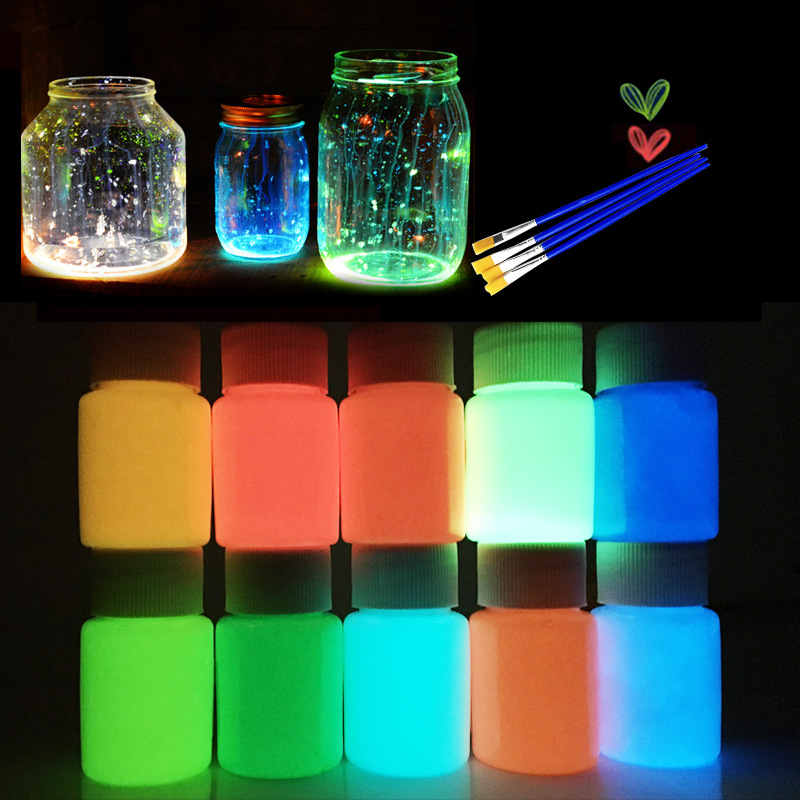 Factory direct supply luminous paint fluorescent powder super bright luminous powder Waterproof Liquid luminous powder luminous pigment night running