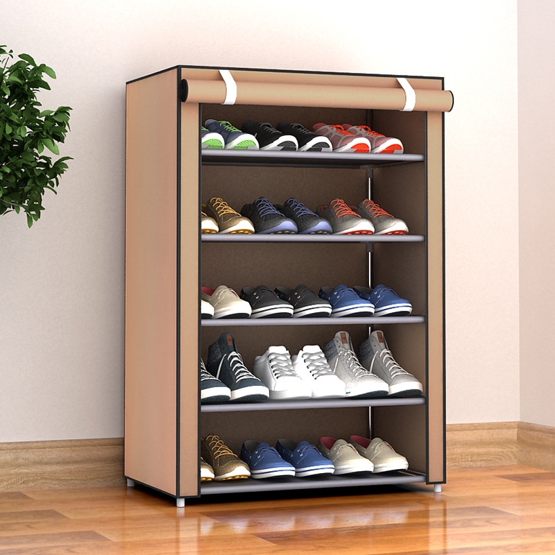 Simple Shoe Cabinet Rolling Shutter Door Assembly Household Storage Modern Simple Dormitory Shoe Rack Economical Dormitory Shoe Rack