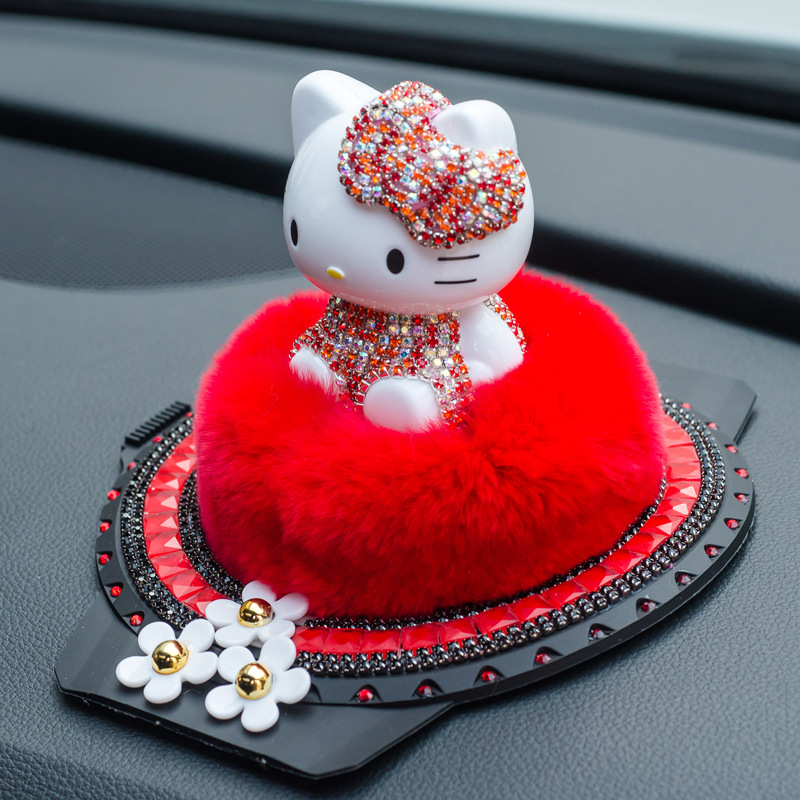 Katie car perfume seat perfume table cat car ornaments car perfume drill interior accessories KT center console