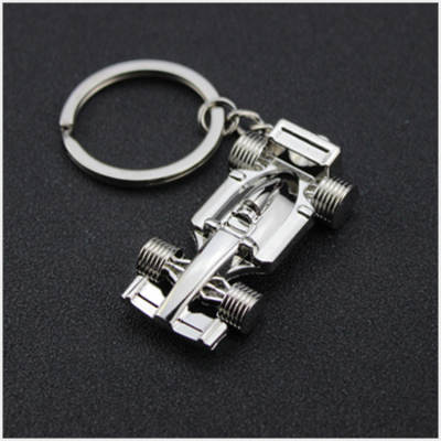 F1 all-wheel racing car keychain personalized car pendant gift key ring gift key chain engraved LOGO