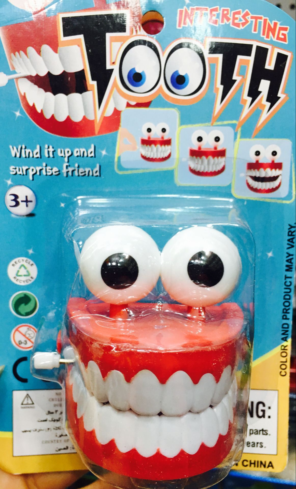 Chain Wind-up Teeth Jumping Trick Toys Halloween Toys Promotional Advertising Giveaway Gifts