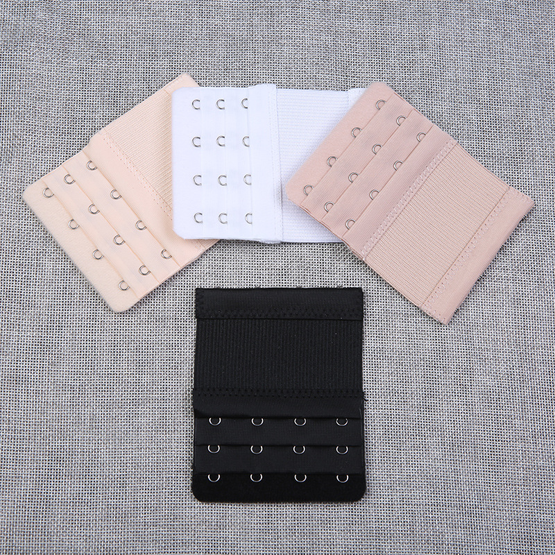 Spot wholesale bra underwear extension buckle elastic three row four buckle matching bra back extension buckle bulk