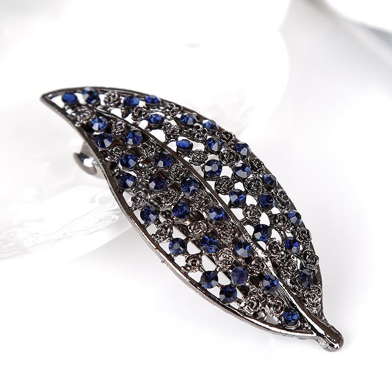 Fashion bow hairpin hair accessories vintage hairpin Korean style women's head accessories rhinestone spring top clip factory direct sales