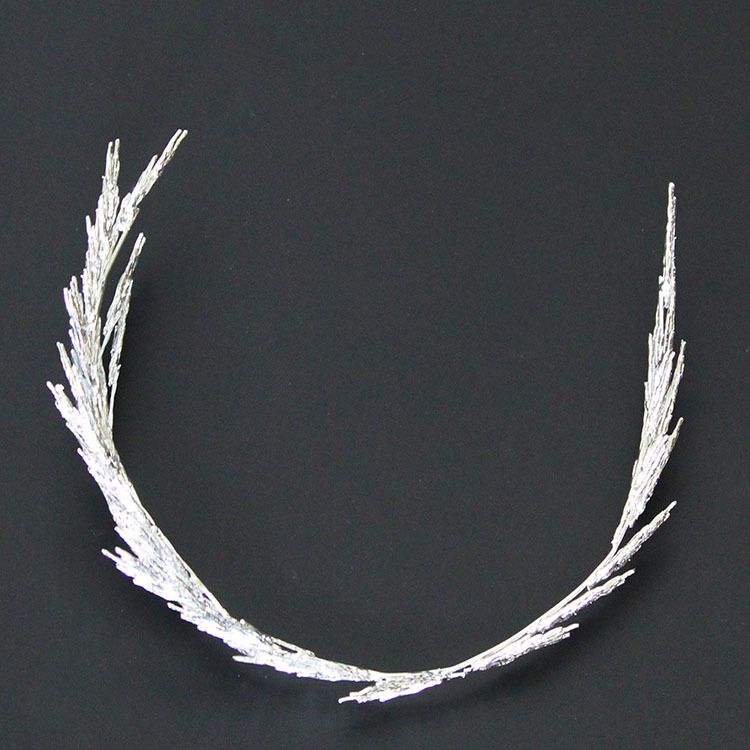Chinese Bride Headwear Ancient Costume Exquisite Leaves Alloy Hair Comb Wholesale Wedding Big Crown Children Princess Accessories