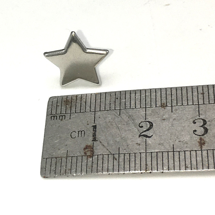 14*10MM children's DIY five-pointed star two-foot nail decorative star two-foot nail hardware luggage clothing accessories