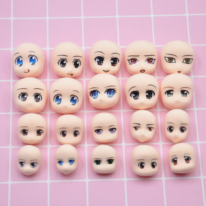 Сверхлегкая Глиняная фигурка ручной работы DIY аксессуары BJD самодельный материал анимация Q версия мультфильм глаза водная наклейка