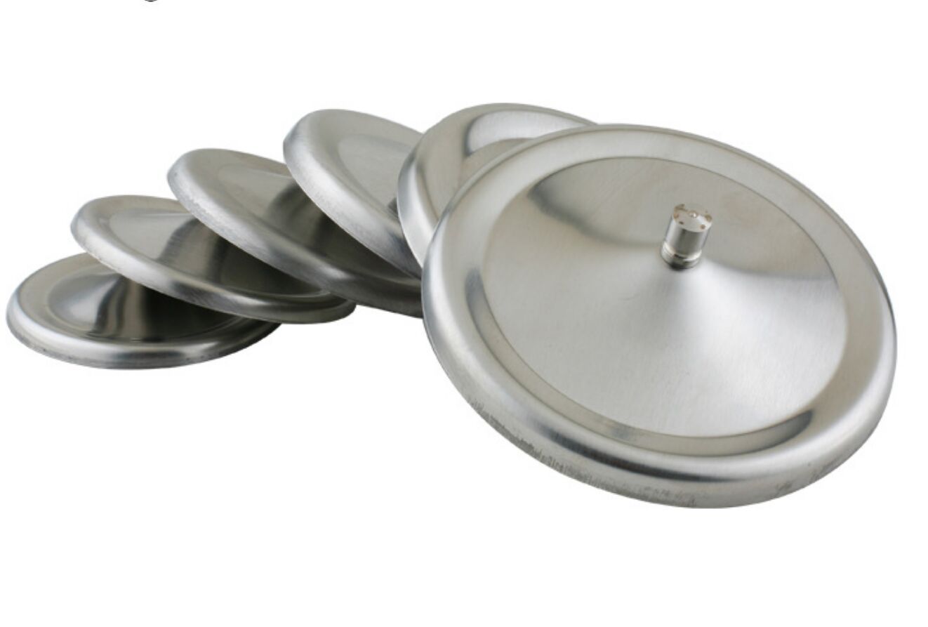 Manufacturer in stock supply corrosion pot lid household beautiful insulation cup lid stainless steel cup lid No. 4 diameter 9.4CM