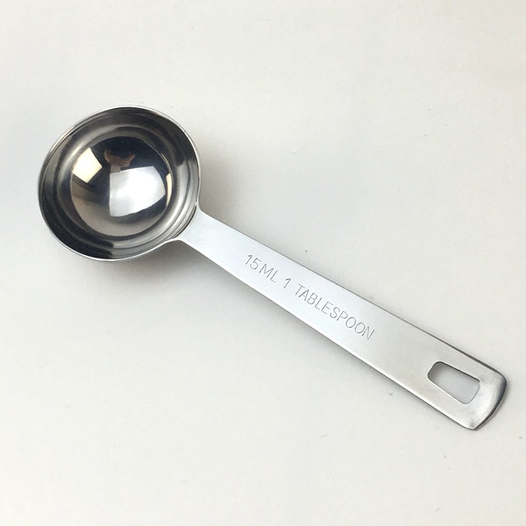 Stainless steel square handle measuring spoon baking tools measuring spoon set seasoning spoon ml spoon