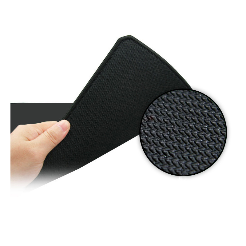 Pure Black Mouse Pad Free Shipping Lock Edge Thickened Oversized Custom Game Mouse Pad Internet Cafe Keyboard Table Pad Wholesale