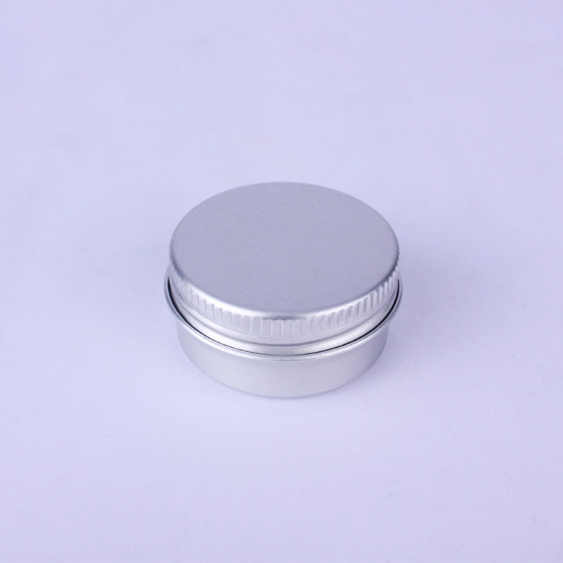 10g aluminum box 35*18mm round metal box fish hook bait storage hair wax balm essential oil packaging mini box